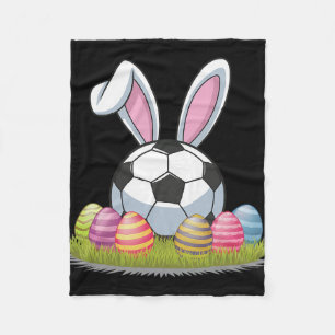 Soccer Easter  Fleece Blanket