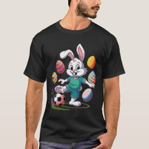 Soccer Easter Shirt Boys Kids Easter Bunny Soccer