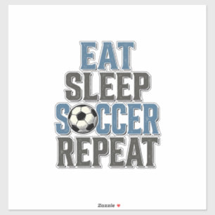 Soccer Eat Sleep Repeat Vintage Typography Shirt_1