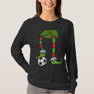 Soccer Elf Christmas Pajama T-Shirt