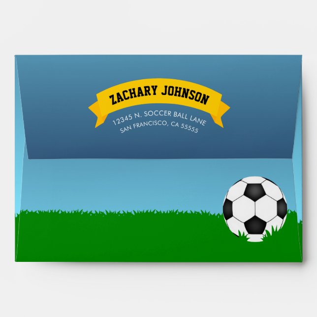 Soccer Envelopes (Back (Top Flap))