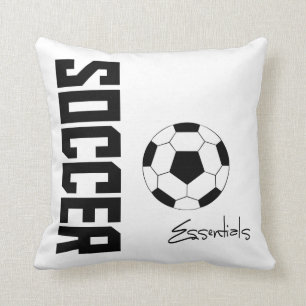 Soccer Essentials Pillow (black)