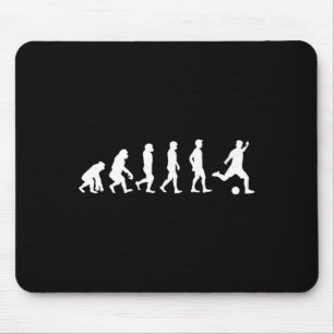Soccer Evolution Funny Soccer Fan Sports Lover Des Mouse Pad