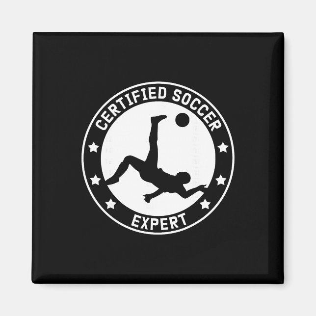 Soccer Expert Soccer Player  Magnet (Front)