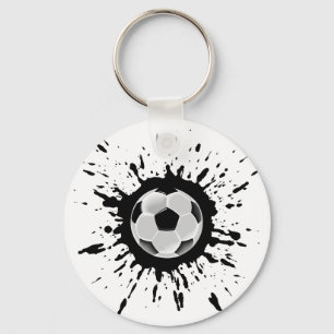 Soccer Explosion Key Ring