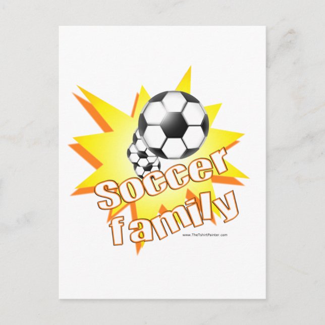 Soccer Family Postcard (Front)