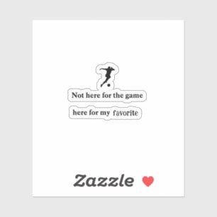 Soccer Fan Favourite Custom Vinyl Sticker