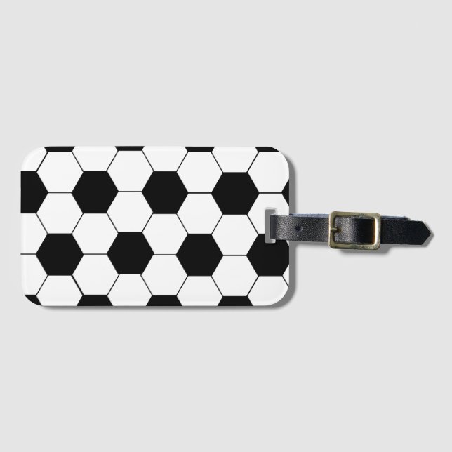 Soccer Fan Luggage Tag (Front Horizontal)