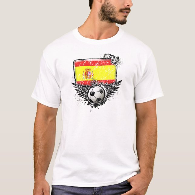 Soccer fan Spain T-Shirt (Front)
