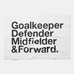 SOCCER Fan Tea Towel