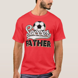 Soccer Father Retro Vintage Father's Day  T-Shirt