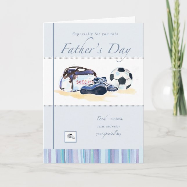 Soccer Father's Day Card (Front)