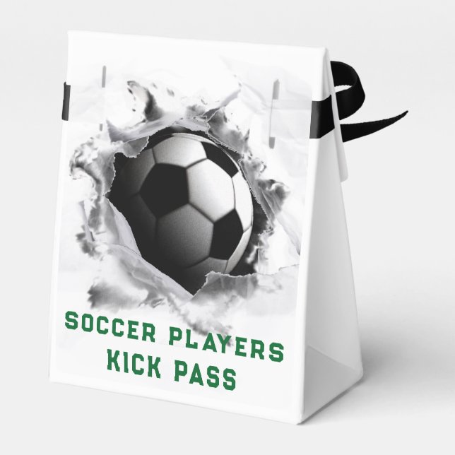 Soccer Favour Box (Back Side)