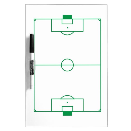 Soccer field clipboard dry erase board | Zazzle.com.au