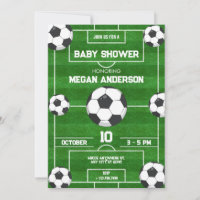 Soccer field / Football field baby shower
