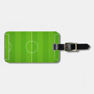 Soccer field Football Luggage Tag