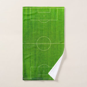 Soccer Field / Football Pitch (Style No. 1) Hand Towel