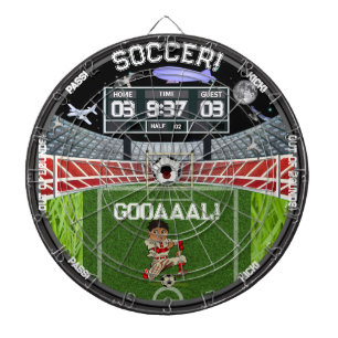 Soccer Field Starry Nights Stadium House Dartboard