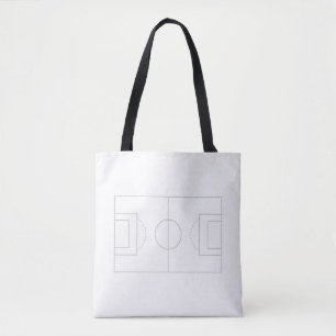 soccer field tote bag