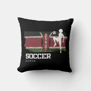 Soccer Flag Football Soccer Girls Cushion