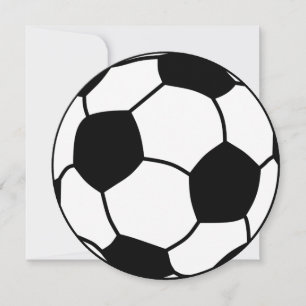 Soccer Flat Thank You Card