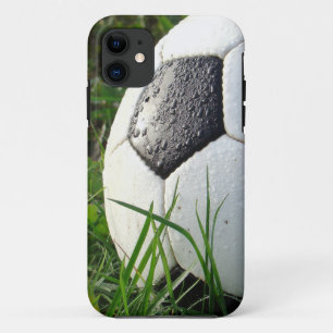Soccer~ Foot Ball in field iPhone 11 Case