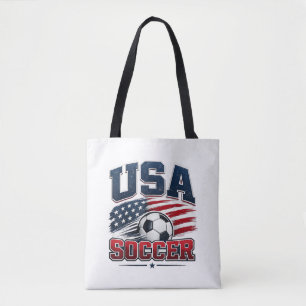 Soccer Football 2026 USA Tote Bag