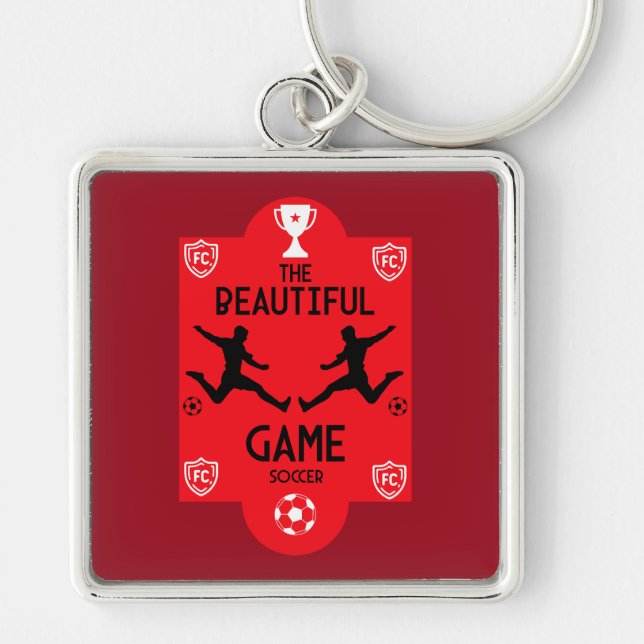 Soccer Football Accessories Key Ring (Front)