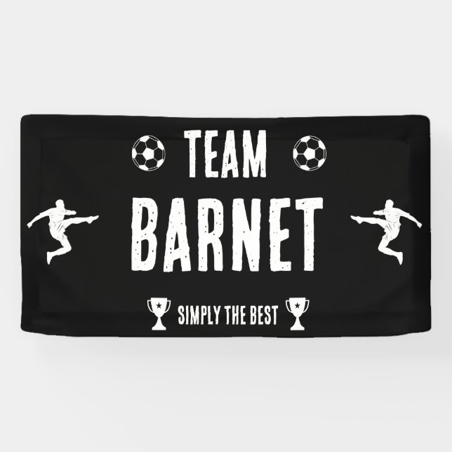 Soccer Football Apparel Banner (Horizontal)