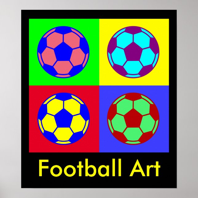 Soccer/ Football Art Poster (Front)