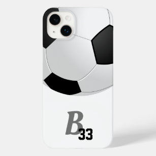 Soccer Football Ball Player Number Monogram Case-M Case-Mate iPhone 14 Plus Case
