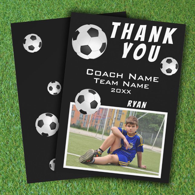 Soccer Football Ball Sports Thank you Coach  (Creator Uploaded)
