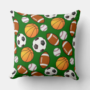 Soccer Football Baseball basketball Sports theme Cushion