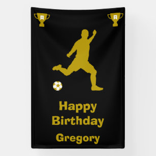 Soccer Football  Birthday  Banner