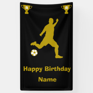 Soccer Football  Birthday  Banner