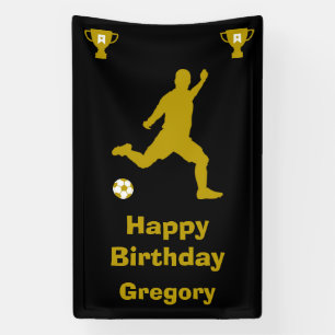 Soccer Football Birthday Banner