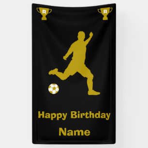 Soccer Football  Birthday  Banner