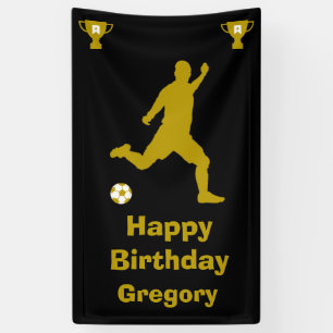 Soccer Football  Birthday  Banner