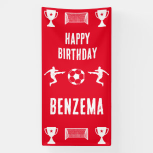 Soccer Football Birthday Banner