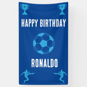 Soccer Football Birthday Banner