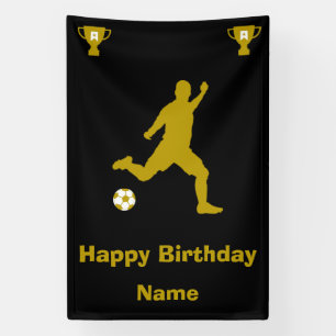Soccer Football Birthday Banner
