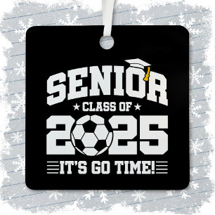 Soccer Football Class 2025 Graduation Senior 2025 Metal Tree Decoration
