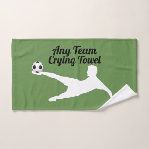 Soccer/Football Crying Towel Your Team and Colour