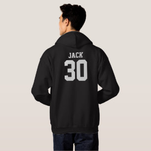 Soccer Football Custom Name And Number Hoodie