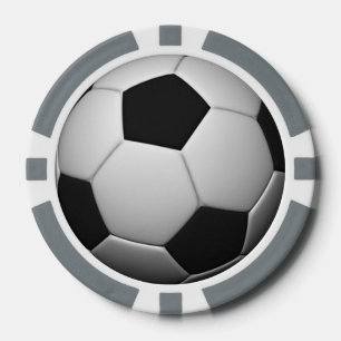 Soccer / Football customisable poker chips