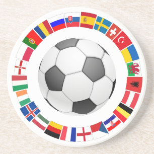 Soccer Football European Championship 2016 Coaster