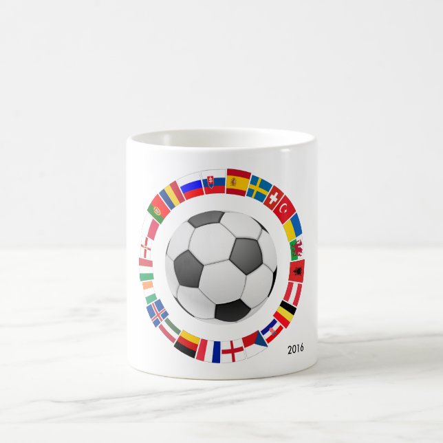 Soccer Football European Championship 2016 Coffee Mug (Center)