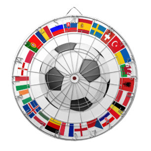 Soccer Football European Championship 2016 Dartboard