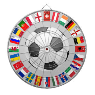 Soccer Football European Championship 2016 Dartboard