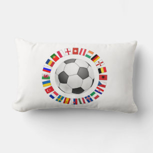 Soccer Football European Championship 2016 Lumbar Cushion